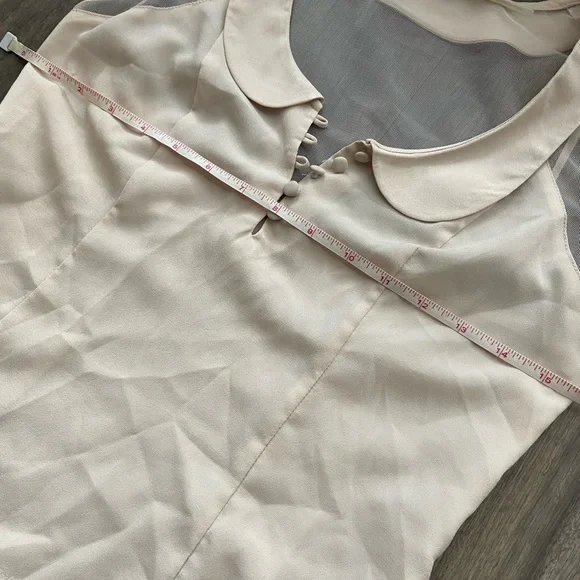 Urban Outfitters Kimchi Blue mesh collar top - Picture 4 of 6